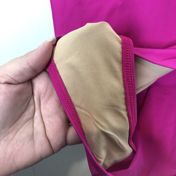 Summersalt Swimsuit Womens 10 Pink Colorblock Jetsetter One Piece UPF 50+ - Picture 3 of 8